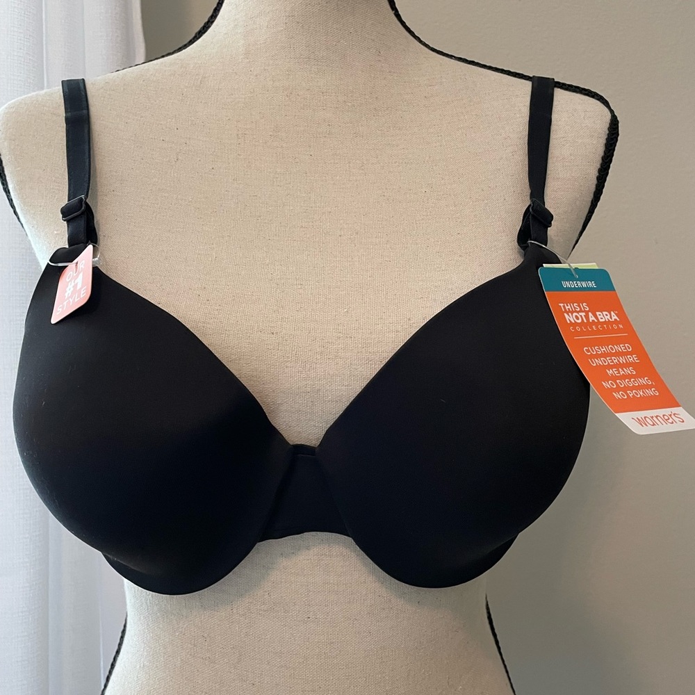 NWT, Maidenform Black push up bra 36B #1 style